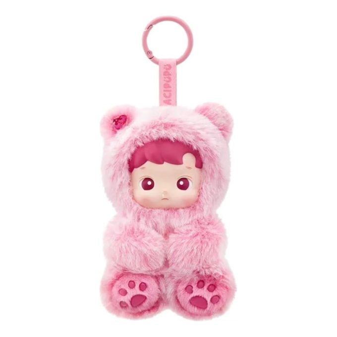 Pendentif en peluche en vinyle Hacipupu Gummy Bear « Saveur cerise »