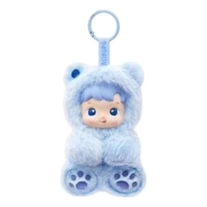 Pendentif en peluche en vinyle Hacipupu Gummy Bear « Saveur myrtille »