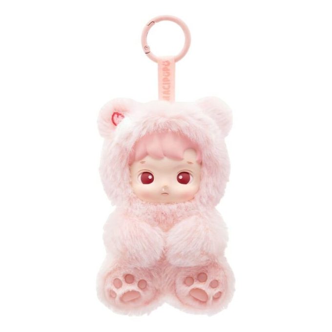 Pendentif en peluche en vinyle Hacipupu Gummy Bear « Saveur pêche »