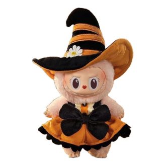 Pendentif en peluche en vinyle Labubu Magic of Pumpkin Mokoko (exclusivité Pop Land)