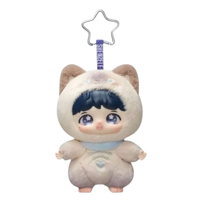 Pendentif en peluche en vinyle Zhou Shen Shenself « Wala Li Longla »