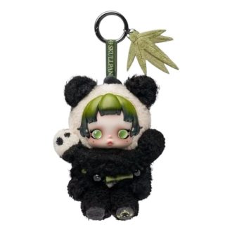 Pendentif en peluche Panda paresseux Skullpanda