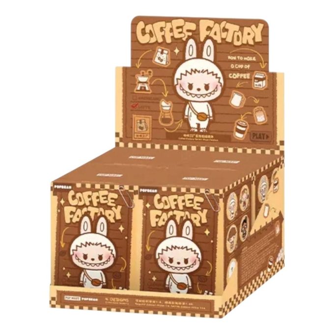 Pendentif en peluche Pop Bean Coffee Factory, coffret scellé (4 boîtes aveugles)
