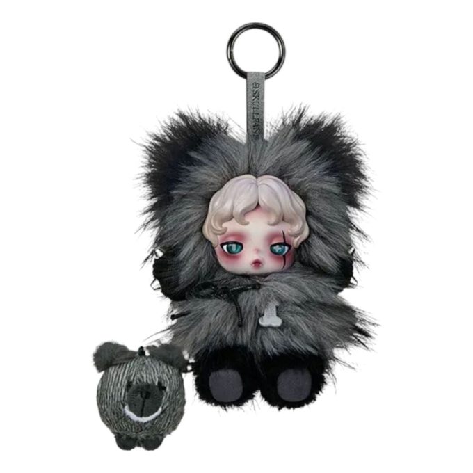 Pendentif en peluche Skullpanda You Found Me « Buddy Doggie » Édition secrète