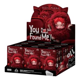 Pendentif en peluche Skullpanda You Found Me, coffret scellé (9 boîtes aveugles)