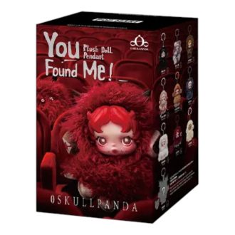Pendentif en peluche Skullpanda You Found Me, étui scellé (1 boîte aveugle)