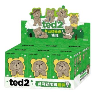 Pendentif en peluche Ted2 Teddy Bear Action, coffret scellé (6 boîtes aveugles)