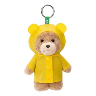 Pendentif en peluche Ted2 Teddy Bear Action « Ours en manteau de pluie »