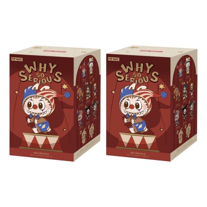 Pendentif en peluche vinyle de la série Why So Serious, coffret scellé (2 boîtes aveugles)