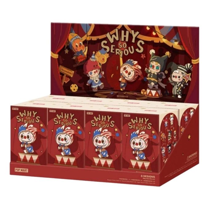 Pendentif en peluche vinyle de la série Why So Serious, coffret scellé (8 boîtes aveugles)
