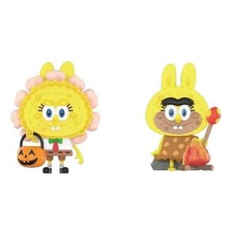 Pop Mart x Bob l&rsquo;éponge Les Monstres Labubu « Jack O Lantern et la comédie d&rsquo;avant »