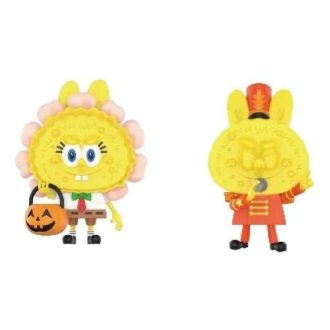 Pop Mart x Bob l&rsquo;éponge Les Monstres Labubu « Jack O Lantern et Singer »
