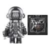 Pop Mart x CLOT Mega Space Molly Black Alienegra Set 400% + Set de peinture stéréoscopique 3D