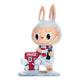 Pop Mart x Coca-Cola The Monsters Labubu Figurine « Mysterious Snowman » Édition secrète