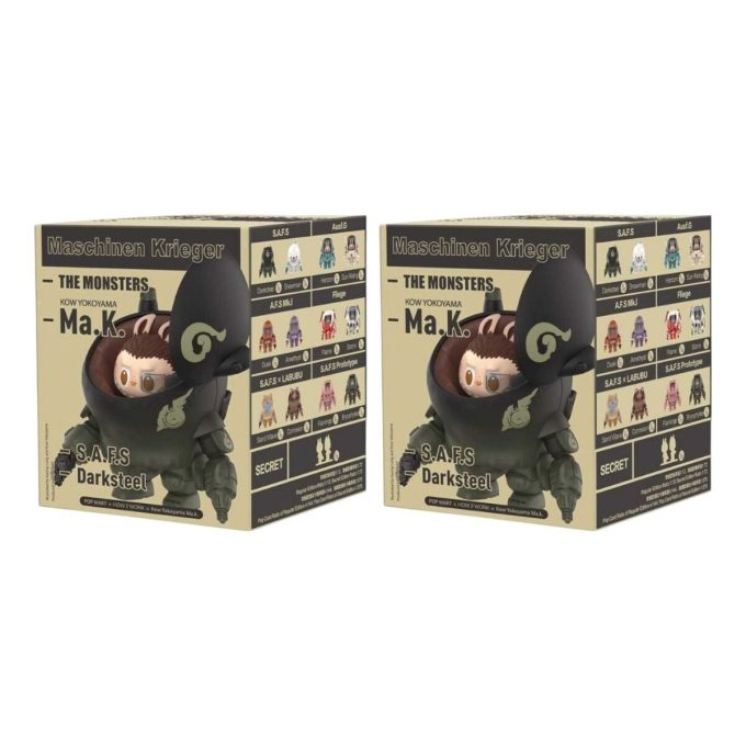 Pop Mart x Kow Yokoyama MA.K.The Monsters Labubu Coffret scellé (2 boîtes aveugles)