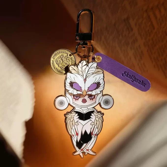 Porte-clés en métal de la série Image of Reality de SKULLPANDA