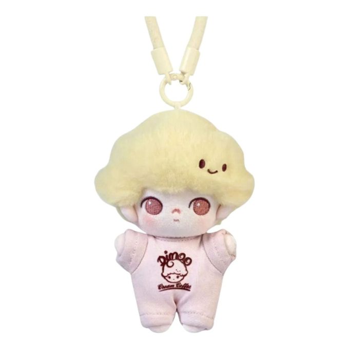 Porte-clés en peluche Dimoo Crush on Coffee « Caramel Coffee »