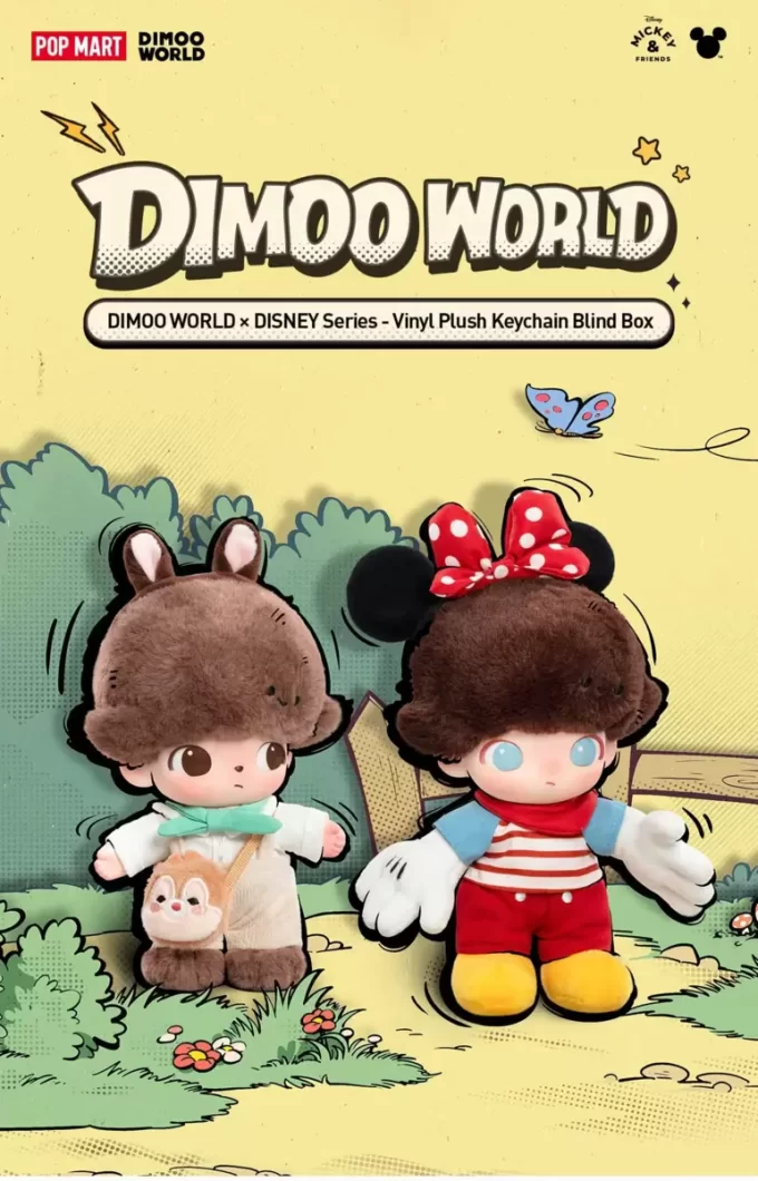 Porte-clés en peluche vinyle DIMOO WORLD × DISNEY Series – Boîte aveugle Porte-clés en peluche vinyle DIMOO WORLD × DISNEY Series – Boîte aveugle