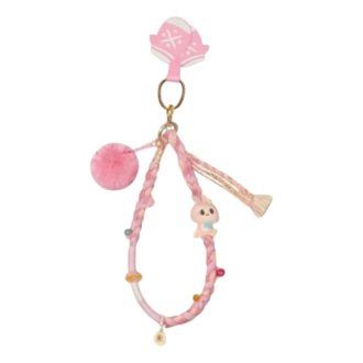 Porte-clés Labubu Pom Party « Rose »