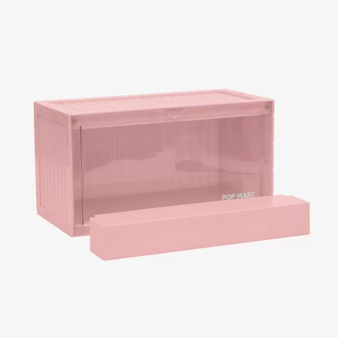 Présentoir lumineux POP MART (blanc, jaune et rose)