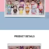 Présentoir lumineux POP MART (blanc, jaune et rose)
