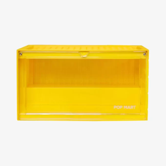 Présentoir lumineux POP MART (blanc, jaune et rose)
