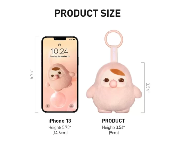PUCKY BEANIE BUBBLE UP SERIES – Boîte surprise en peluche suspendue