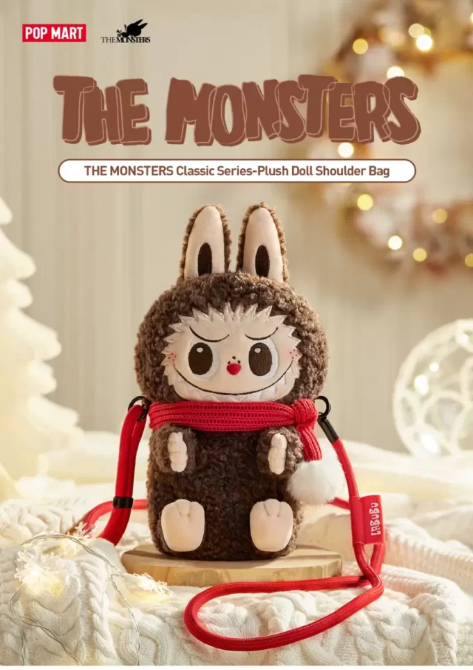 Sac à bandoulière pour poupée en peluche de la série classique THE MONSTERS