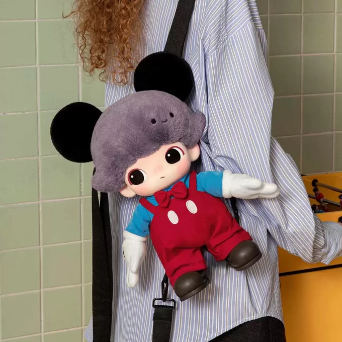 Sac en peluche en vinyle Mickey de la série DIMOO WORLD × DISNEY