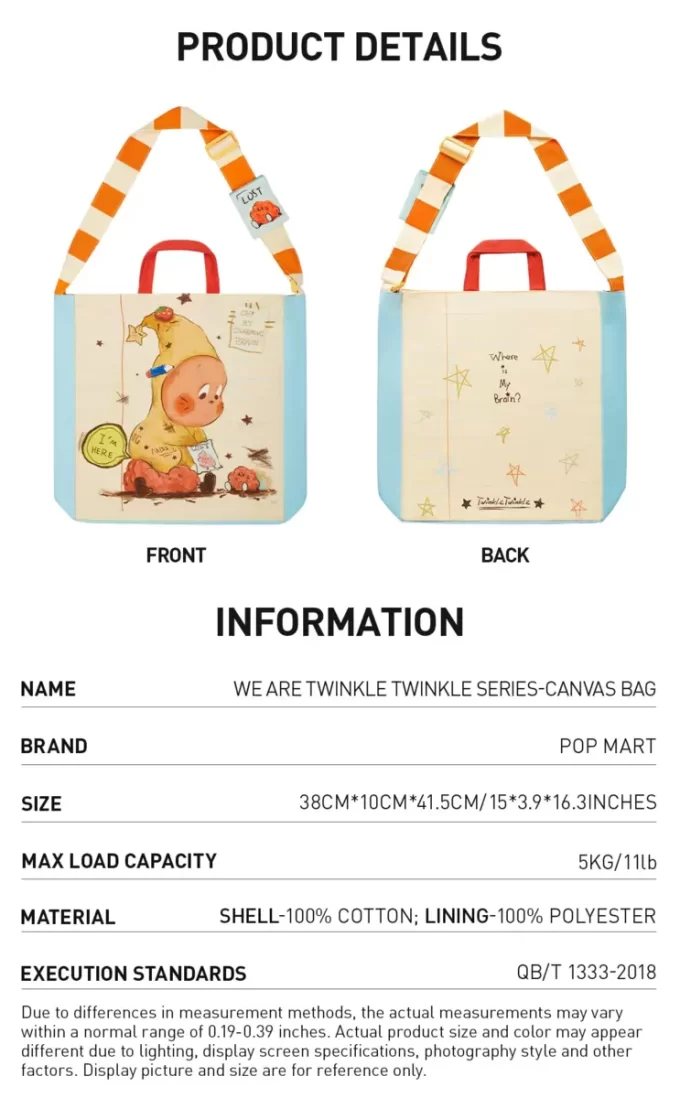 Sac en toile We Are Twinkle Twinkle Series