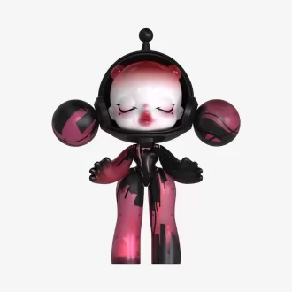 MEGA α SKULLPANDA 1000% Cristal Rouge