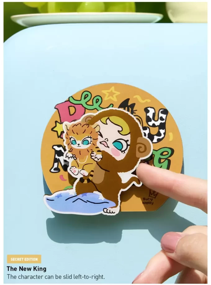 Série Baby Molly et Baby Tabby – Boîte aveugle aimantée pour réfrigérateur Série Baby Molly et Baby Tabby – Boîte aveugle aimantée pour réfrigérateur