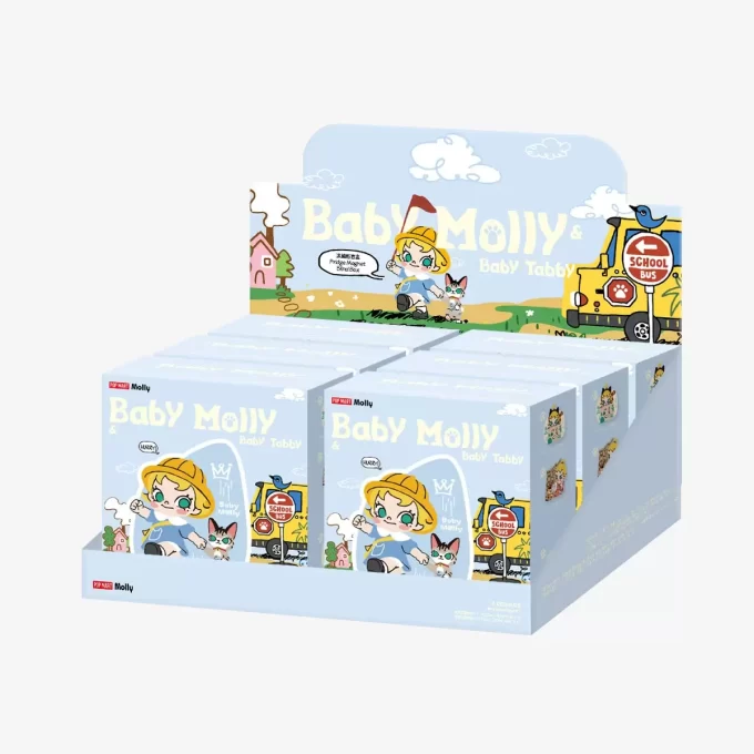 Série Baby Molly et Baby Tabby – Boîte aveugle aimantée pour réfrigérateur Série Baby Molly et Baby Tabby – Boîte aveugle aimantée pour réfrigérateur