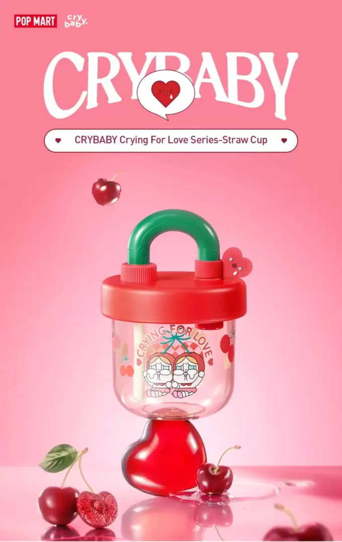 Série CRYBABY Crying For Love – Gobelet en paille Série CRYBABY Crying For Love – Gobelet en paille