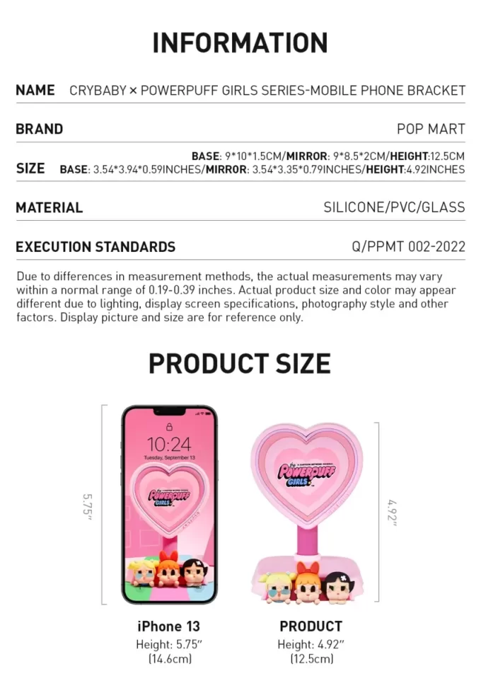 Série CRYBABY × Powerpuff Girls – Support pour téléphone portable Série CRYBABY × Powerpuff Girls – Support pour téléphone portable