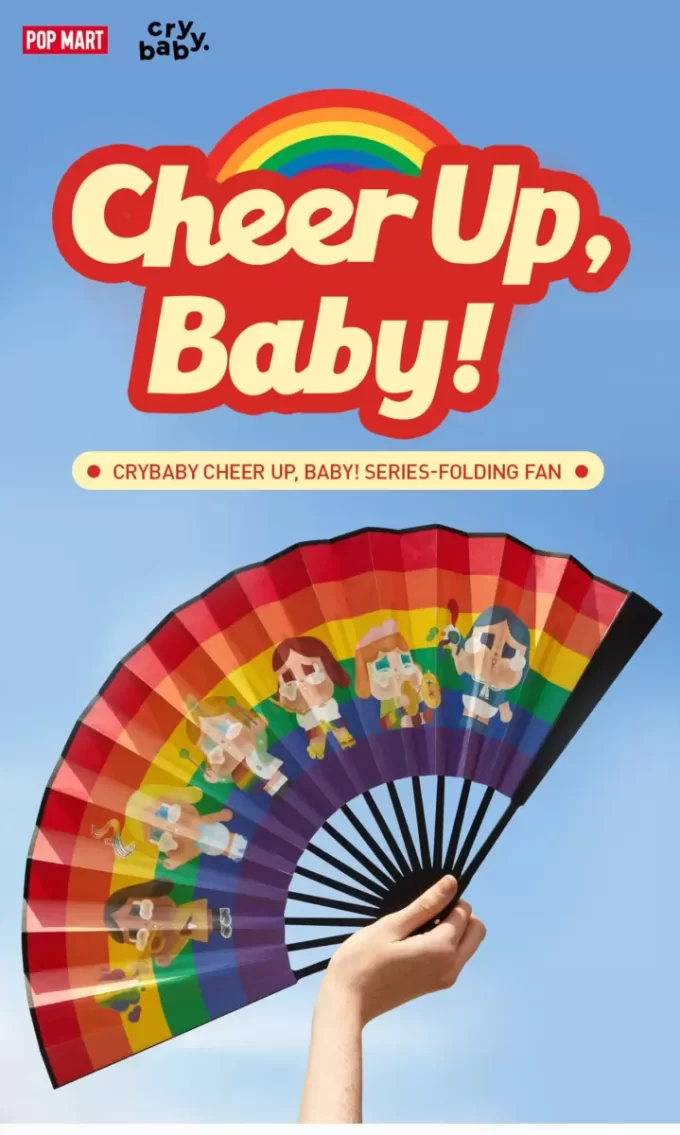 Série CRYBABY, RÉVEILLE-TOI, BÉBÉ ! – Éventail pliable