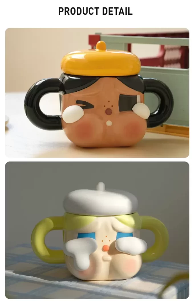 Série CRYBABY Sad Club – Tasse en céramique (dorée)