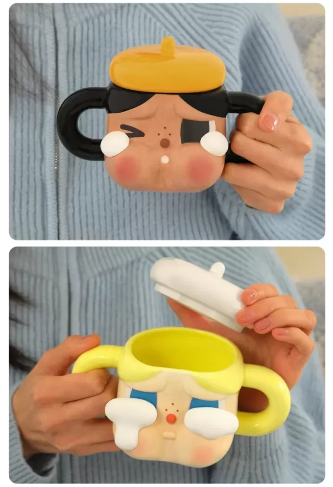 Série CRYBABY Sad Club – Tasse en céramique (dorée)