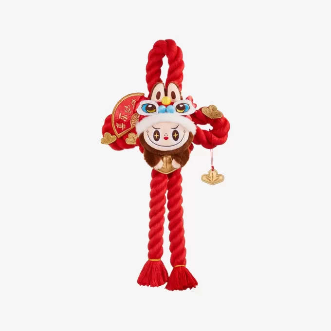 Série de célébrations du Nouvel An de Wealthy Snake – Décoration de porte en peluche LABUBU