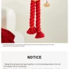 Série de célébrations du Nouvel An de Wealthy Snake – Décoration de porte en peluche LABUBU