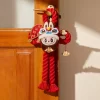 Série de célébrations du Nouvel An de Wealthy Snake – Décoration de porte en peluche LABUBU