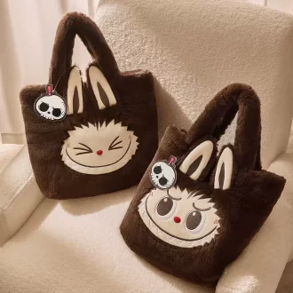 Série de sacs classiques – Sac en peluche réversible LABUBU