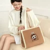 Série de sacs classiques – Sac fourre-tout en peluche LABUBU (marron)