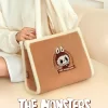 Série de sacs classiques – Sac fourre-tout en peluche LABUBU (marron)