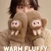 Série de vacances chaudes et moelleuses – Gants en peluche LABUBU Série de vacances chaudes et moelleuses – Gants en peluche LABUBU