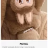 Série de vacances chaudes et moelleuses – Gants en peluche LABUBU Série de vacances chaudes et moelleuses – Gants en peluche LABUBU