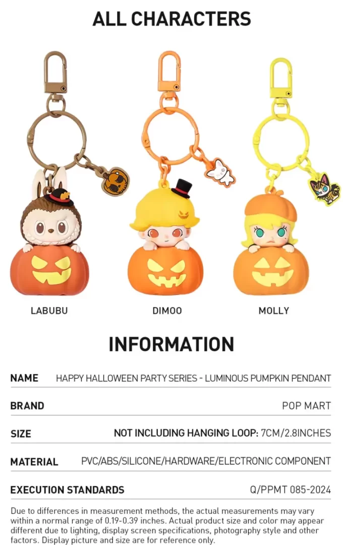 Série Happy Halloween Party – Pendentif citrouille lumineux