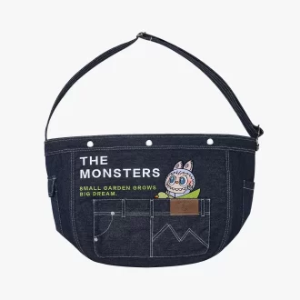 SÉRIE LES MONSTRES TOMBERENT À L&rsquo;ÉTAT SAUVAGE – Sac messager en denim