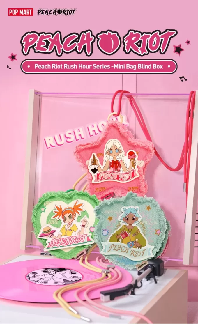 Série Peach Riot Rush Hour – Mini sac en boîte aveugle Série Peach Riot Rush Hour – Mini sac en boîte aveugle