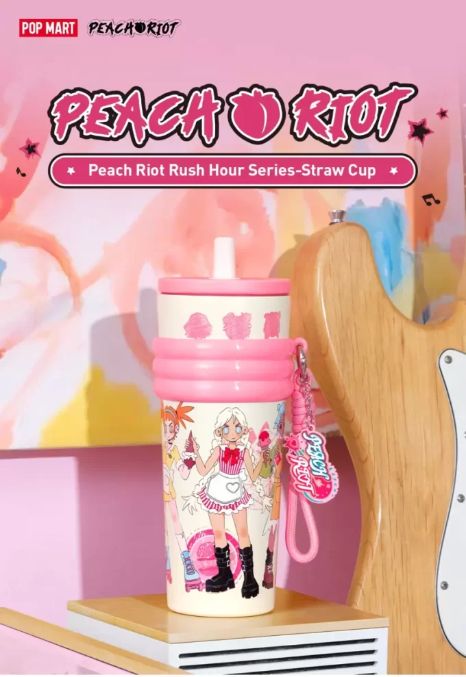 Série Rush Hour de Peach Riot – Gobelet en paille Série Rush Hour de Peach Riot – Gobelet en paille